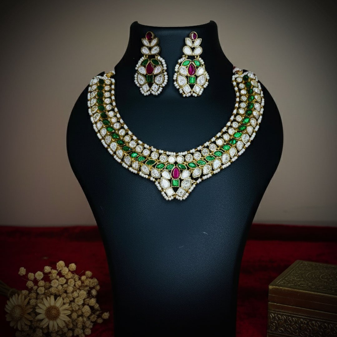 Emerald Crimson Elegance Set