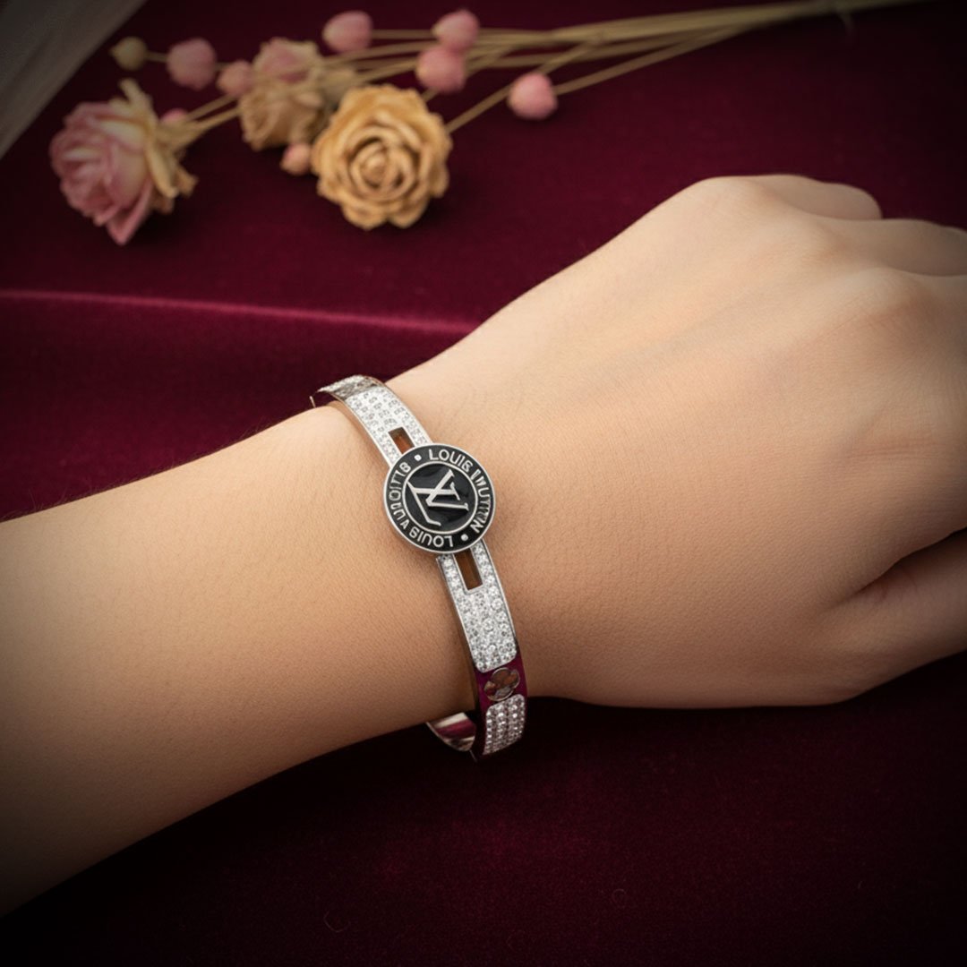 Jeweled Initial Bracelet