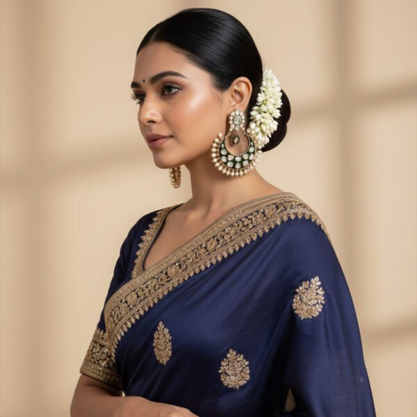 Kundan Enamel Chaandbalis