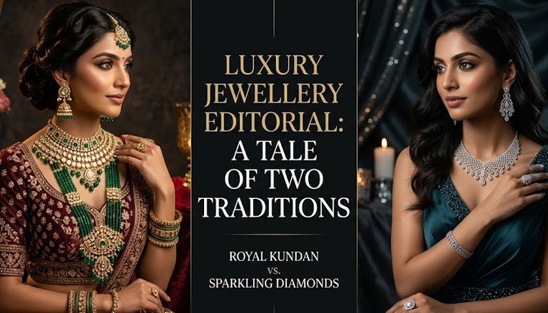Kundan vs American Diamond Jewellery